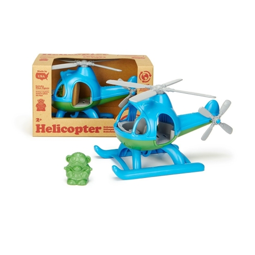 Verde Juguetes Helicóptero Azul